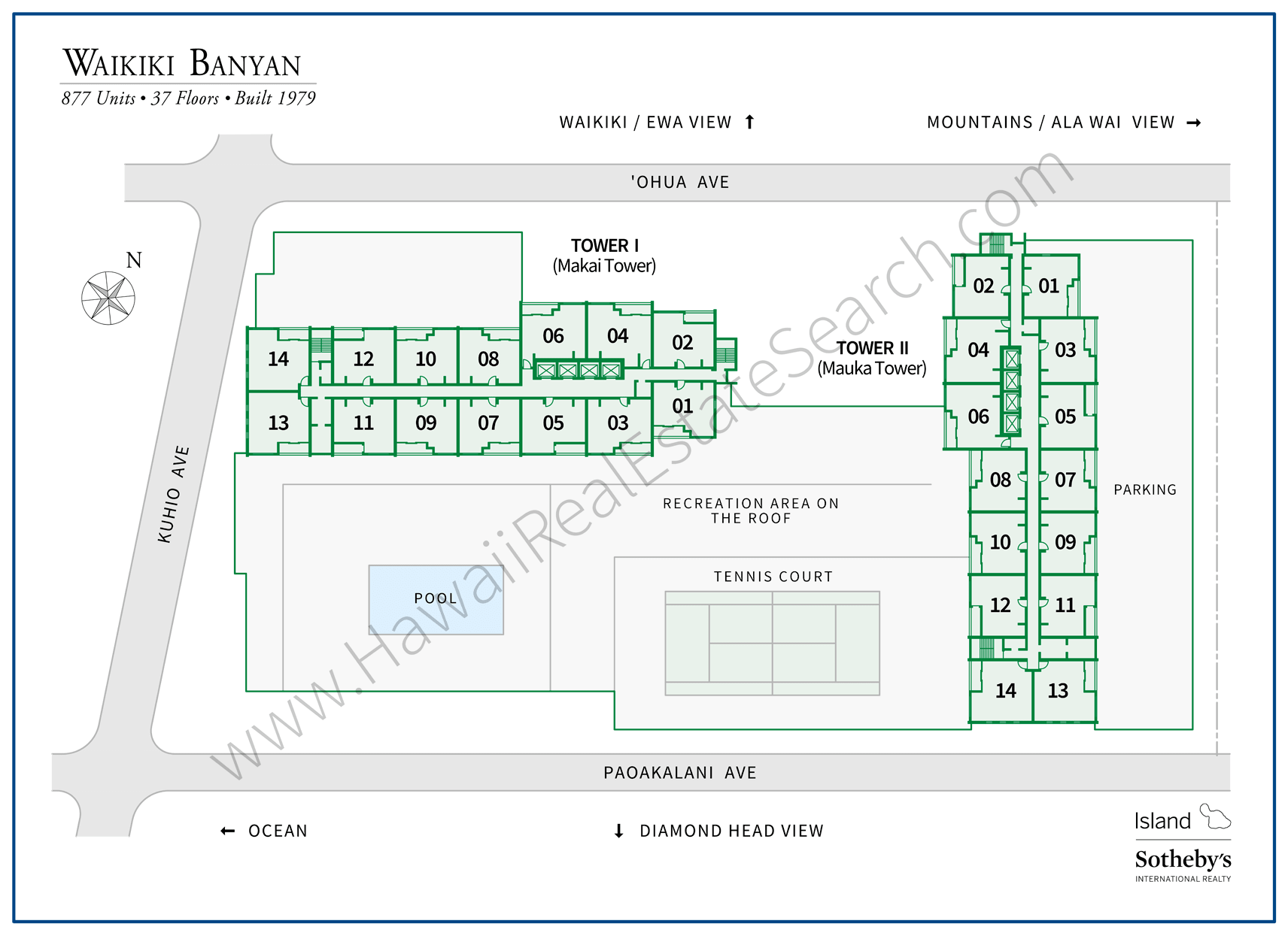 Waikiki Banyan Map Updated